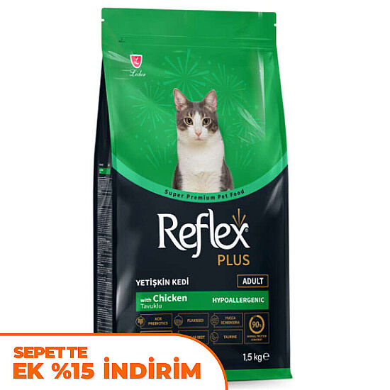 Reflex Plus Tavuk Etli Kedi Maması 1,5 Kg - 1
