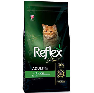 Reflex Plus Tavuk Etli Yetişkin Kedi Maması 8 Kg + 3 Adet Temizlik Mendili