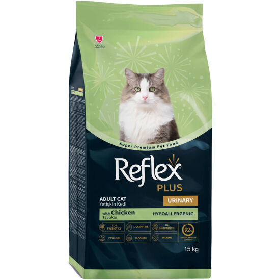 Reflex Plus Urinary İdrar Yolları Sağlığı Tavuklu Kedi Maması 15 Kg - 1