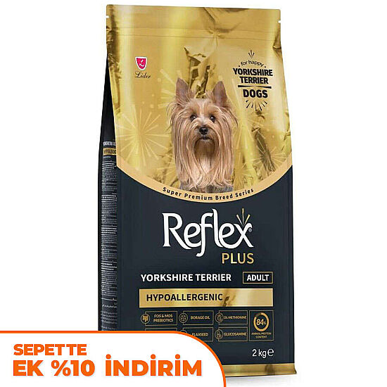 Reflex Plus Hypoallergenic Yorkshire Terrier Özel Irk Köpek Maması 2 Kg - 1