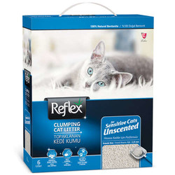 Reflex - Reflex Sensitive Unscented Parfümsüz Hassas Kedi Kumu 10 Lt