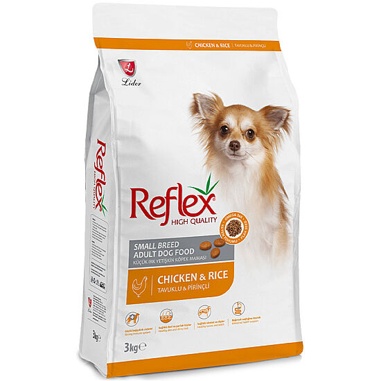 Reflex Small Breed Küçük Irk Tavuklu Köpek Maması 3 Kg - 1