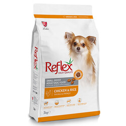 Reflex - Reflex Small Breed Küçük Irk Yetişkin Köpek Maması 3 Kg + 2 Adet Temizlik Mendili
