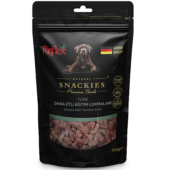 Reflex Snackies Füme Dana Etli Köpek Ödül Küpleri 170 Gr - 1