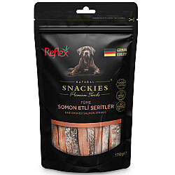 Reflex Snackies Füme Somon Etli Şeritler Köpek Ödülü 170 Gr - Reflex