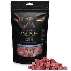 Reflex - Reflex Snackies Keçi Etli Küpler Köpek Ödülü 170 Gr