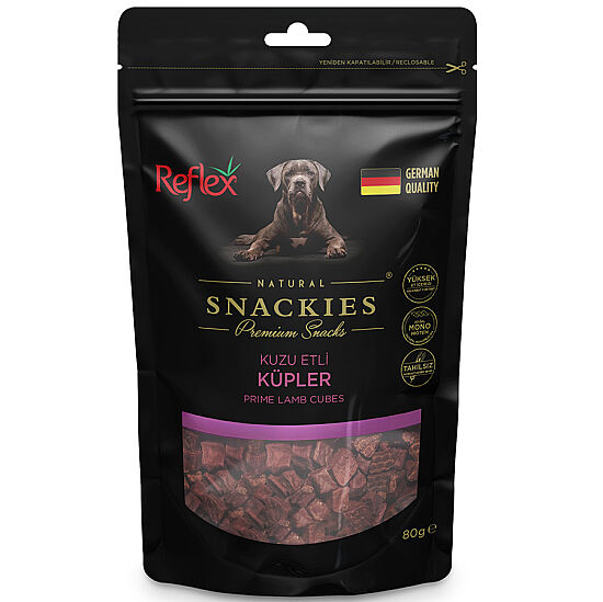 Reflex Snackies Kuzu Etli Küpleri Köpek Ödülü 80 Gr - 1
