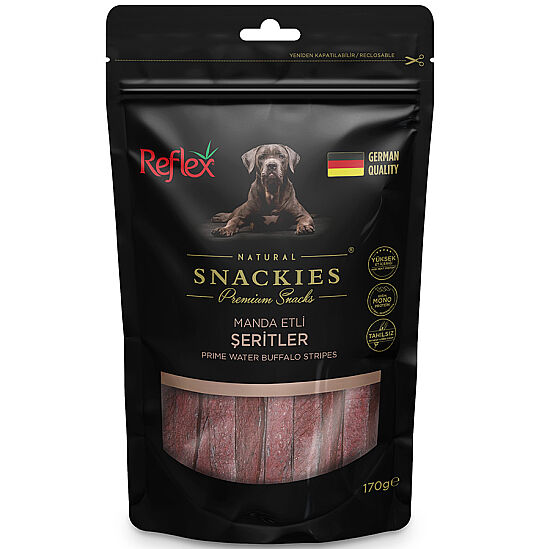 Reflex Snackies Manda Etli Şeritler Köpek Ödülü 170 Gr - 1
