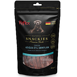 Reflex Snackies Ördek Göğsü Etli Şeritleri Köpek Ödülü 90 Gr - Reflex