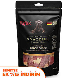 Reflex Snackies Tatlı Patates Ördek Göğsü Köpek Ödülü 170 Gr - Reflex