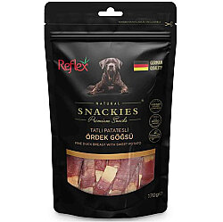 Reflex Snackies Tatlı Patates Ördek Göğsü Köpek Ödülü 170 Gr - Reflex