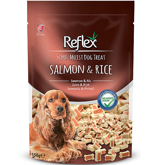Reflex Somonlu ve Pirinçli Küçük Irk Köpek Ödülü 150 Gr - 1
