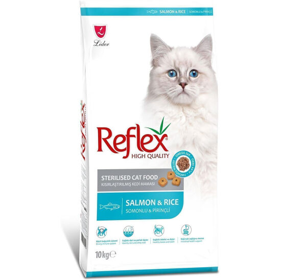 Reflex Sterilised Somonlu Kısırlaştırılmış Kedi Maması 10 Kg - 1
