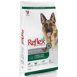 Reflex Vegetable Kuzu Etli ve Sebzeli Köpek Maması 15 Kg - Reflex