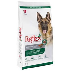 Reflex Vegetable Kuzu Etli ve Sebzeli Köpek Maması 15 Kg + 4 Adet Temizlik Mendili - Thumbnail