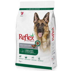 Reflex Vegetable Kuzu Etli ve Sebzeli Köpek Maması 3 Kg - Reflex