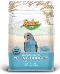 Relax - Relax Bird Young Budgie Yavru Muhabbet Kuşları için Komple Yem 500 Gr