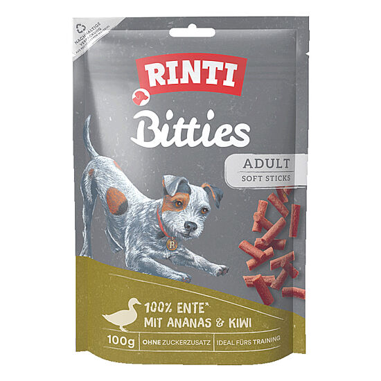 Rinti Bitties Ördek Ananas ve Kivili Köpek Ödülü 100 Gr - 1