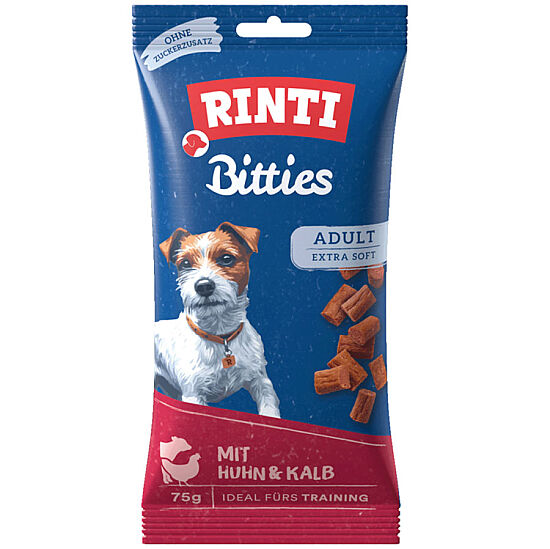 Rinti Bitties Tavuklu ve Dana Etli Köpek Ödülü 75 Gr - 1