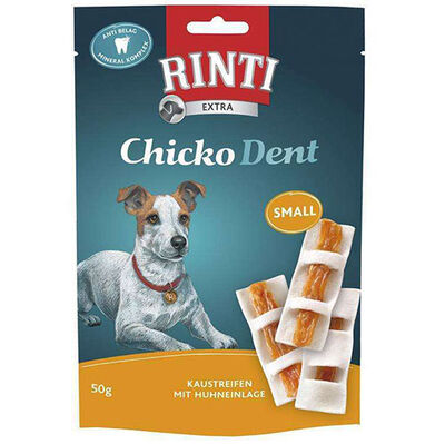 Rinti Chicko Dental Small Diş Sağlığı Küçük Irk Köpek Ödül Şeritleri 50 Gr