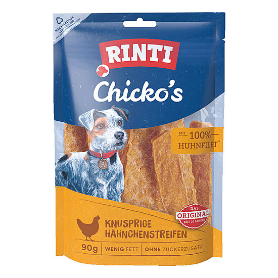 Rinti Chicko Huhn-Filet Tavuklu Köpek Ödül Şeritleri 90 Gr - 1