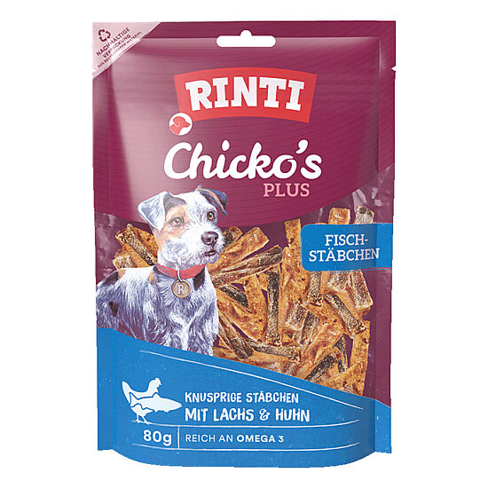 Rinti Chicko Plus Stick Balık Ve Tavuklu Köpek Ödülü 80 Gr - 1