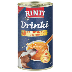 Rinti - Rinti Drinki Tavuk Etli Sıvı Desteği Köpek Çorbası 185 ML
