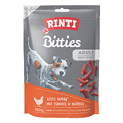Rinti Extra Bitties Tavuk Etli ve Domatesli Köpek Ödülü 100 Gr - Rinti