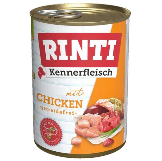 Rinti Gurme Chicken Tavuk Etli Köpek Konservesi 400 Gr - 1