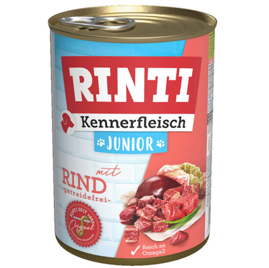 Rinti Junior Rind Dana Etli Yavru Köpek Konservesi 400 Gr - 1