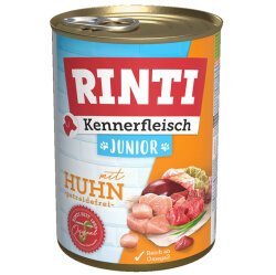 Rinti Junior Huhn Tavuk Etli Yavru Köpek Konservesi 400 Gr - Rinti