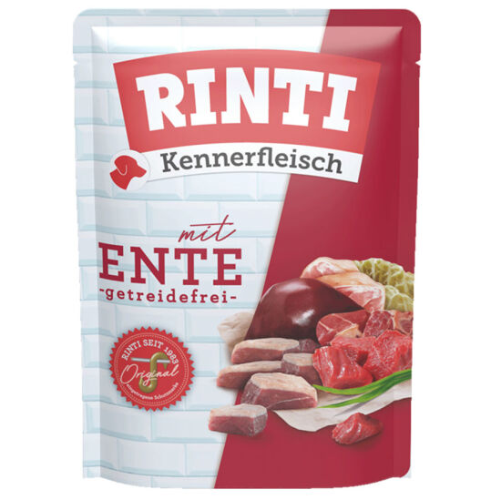 Rinti Pouch Ördek Etli Köpek Yaş Maması 400 Gr - 1