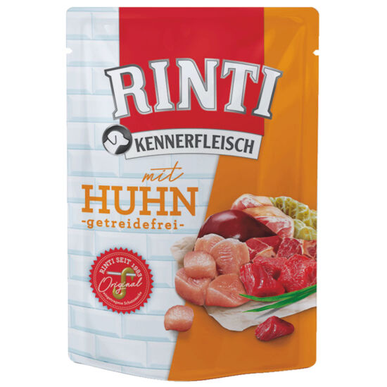 Rinti Pouch Sığır Etli ve Tavuk Etli Köpek Yaş Maması 400 Gr - 1