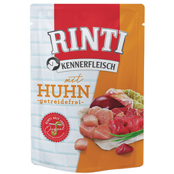 Rinti - Rinti Pouch Sığır Etli ve Tavuk Etli Köpek Yaş Maması 400 Gr