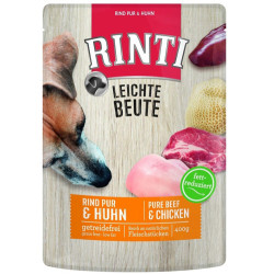 Rinti - Rinti Rind Pure Beef Chicken Sığır ve Tavuk Etli Tahılsız Köpek Yaş Mama 400 Gr