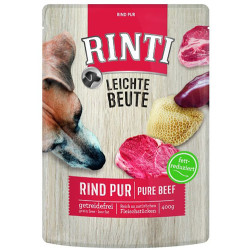 Rinti - Rinti Rind Pure Beef Sığır Etli Tahılsız Köpek Yaş Mama 400 Gr
