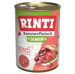 Rinti Senior Rind Dana Etli Yaşlı Köpek Konservesi 400 Gr - Rinti