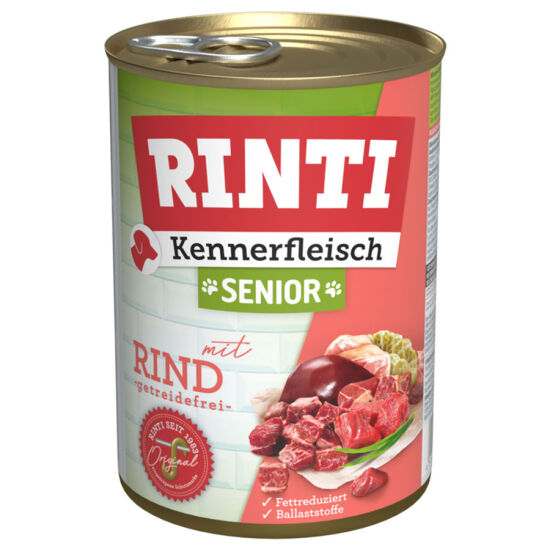 Rinti Senior Rind Dana Etli Yaşlı Köpek Konservesi 400 Gr - 1