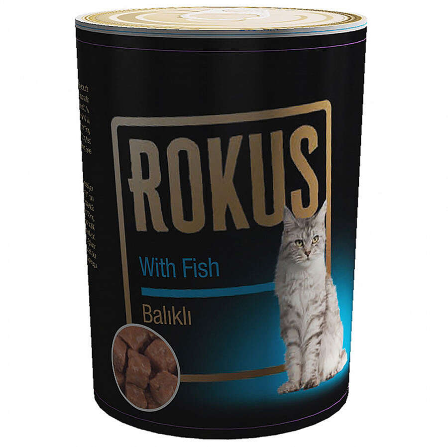 Rokus Adult Cat Balıklı Kedi Konservesi 410 Gr
