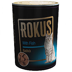 Rokus Adult Cat Balıklı Kedi Konservesi 410 Gr - Rokus