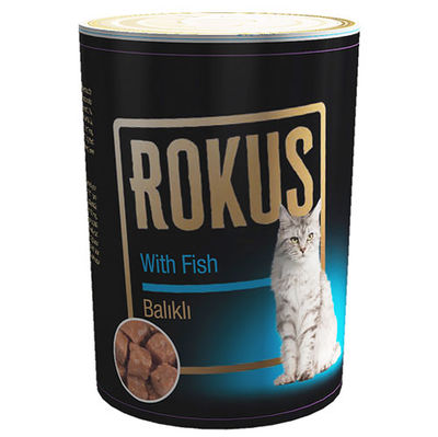 Rokus Adult Cat Balıklı Kedi Konservesi 410 Gr