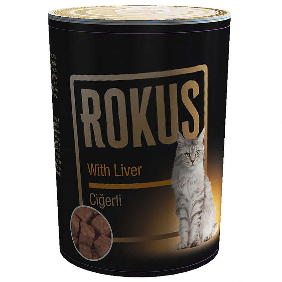 Rokus Adult Cat Ciğerli Kedi Konservesi 410 Gr