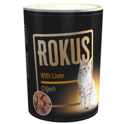 Rokus - Rokus Adult Cat Ciğerli Kedi Konservesi 410 Gr