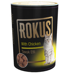 Rokus Adult Cat Tavuk Etli Kedi Konservesi 410 Gr - Thumbnail