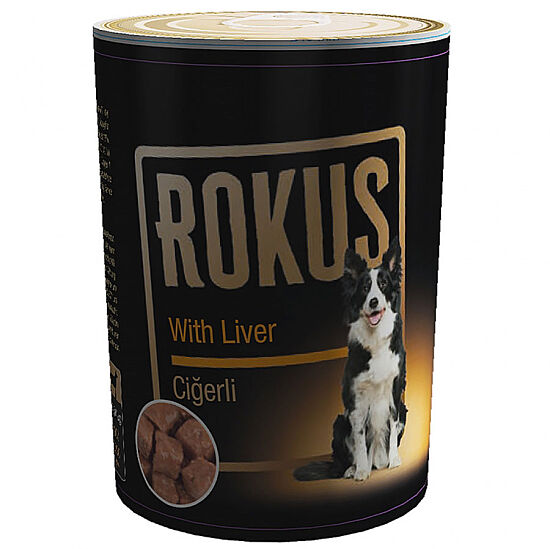 Rokus Ciğerli Köpek Konservesi 410 Gr - 1
