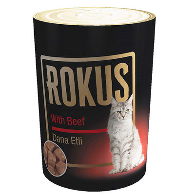 Rokus Kırmızı ( Dana ) Etli Kedi Konservesi 410 Gr