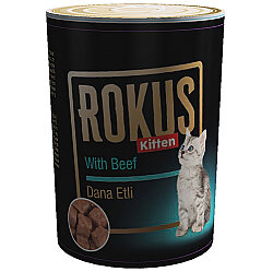 Rokus Kitten Etli Yavru Kedi Konservesi 410 Gr - Rokus