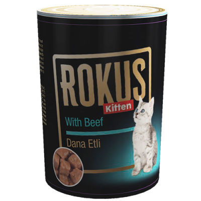 Rokus Kitten Etli Yavru Kedi Konservesi 410 Gr