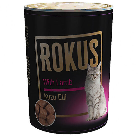 Rokus Kuzu Etli Kedi Konservesi 410 Gr - 1
