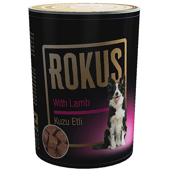 Rokus Lamb Kuzu Etli Köpek Konservesi 410 Gr - 1